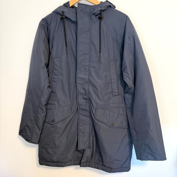 Everlane Men's The ReNew Long Parka In India Ink Size Medium New - Picture 5 of 16